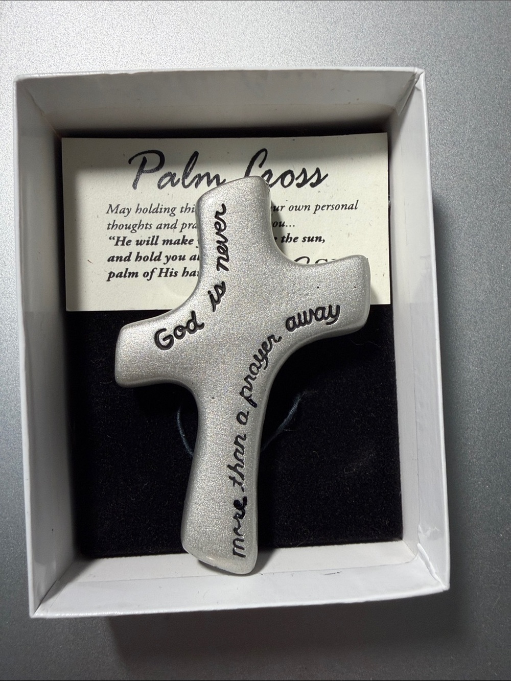 Palm Cross in Gift Box NWT